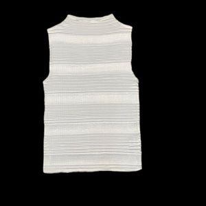 Vintage 1990’s Nicola Sateen Boatneck Sleeveless Shirt